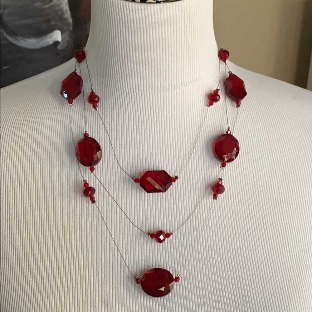 Erica Lyons Beaded Layered Necklace